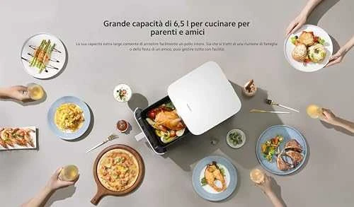 Xiaomi Gruzdintuvė Smart Air Fryer 6.5 L, Balta