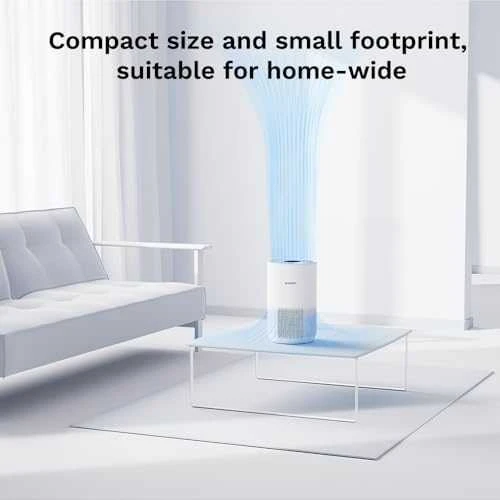 Oro valytuvas Xiaomi Smart Air Purifier 4 Compact, tinka kambariams iki 16-27 m²