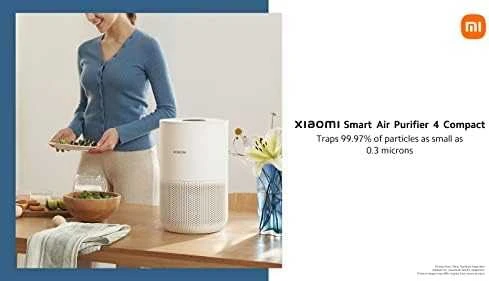 Oro valytuvas Xiaomi Smart Air Purifier 4 Compact, tinka kambariams iki 16-27 m²