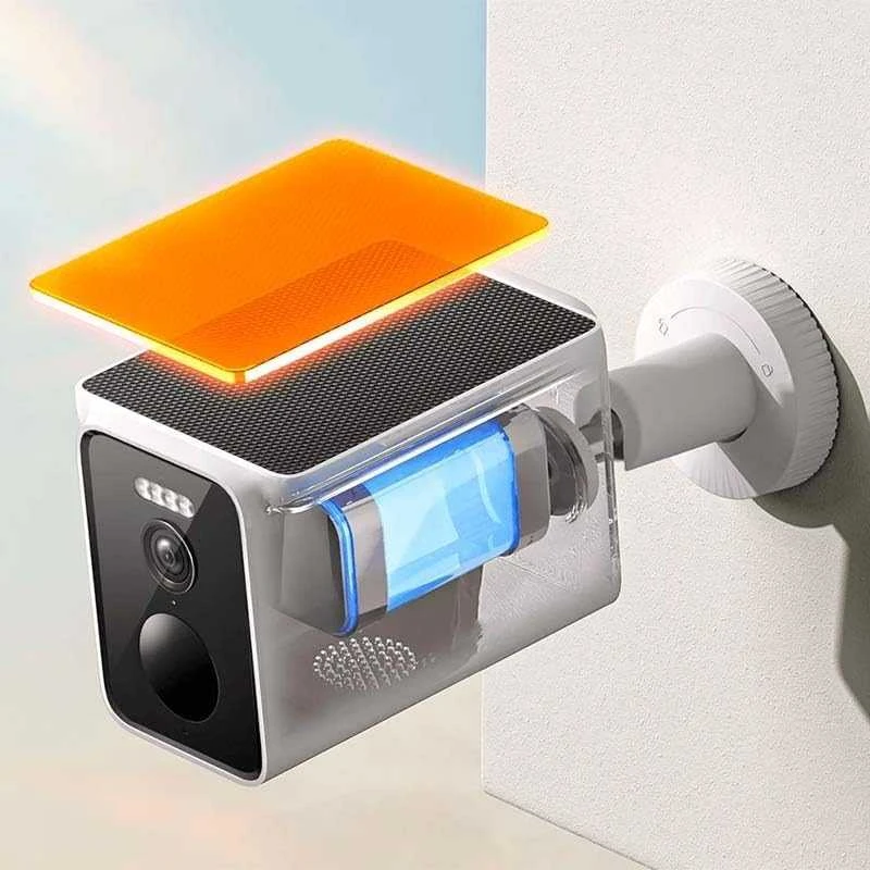 Stebėjimo kamera Xiaomi BW400 Pro Set | Maitinama saulės energija | 4 MP | IP66 | SD iki 256 GB