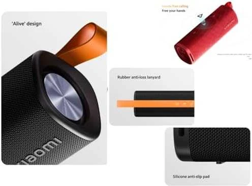 Nešiojama kolonėle Xiaomi Sound Outdoor, juodos spalvos