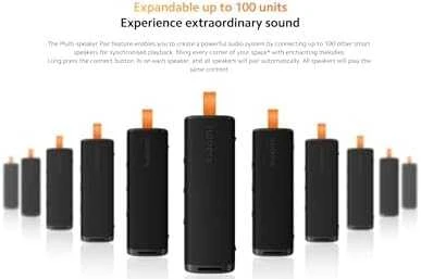 Nešiojama kolonėle Xiaomi Sound Outdoor, juodos spalvos