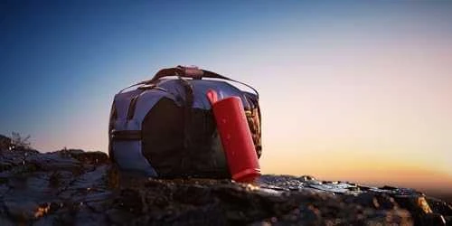 Nešiojama kolonėle Xiaomi Sound Outdoor, raudona