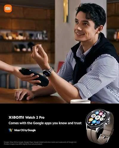 Išmanusis laikrodis Xiaomi Watch 2 Pro BT, Juodos spalvos nerūdijančio plieno korpusas su juodos spalvos silikoniniu dirželiu