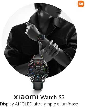 Išmanusis laikrodis Xiaomi Watch S3, Juodas
