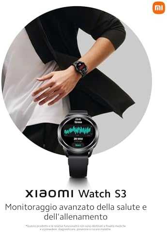 Išmanusis laikrodis Xiaomi Watch S3, Juodas