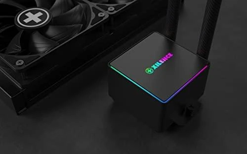 Xilence LiQuRizer RGB XC982 procesoriaus skysčio aušinimo komplektas 12 cm juodas