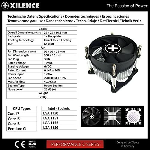 LISTAN XILENCE Performance C procesoriaus aušintuvas I200 INTEL