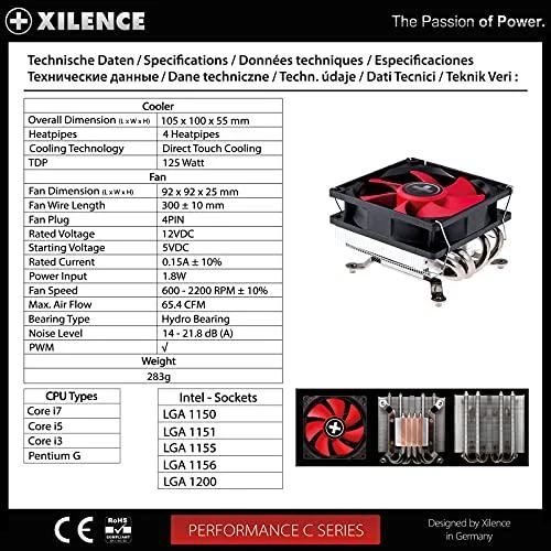 CPU COOLER S1150/S1151/S1155//S1156 XC041 XILENCE
