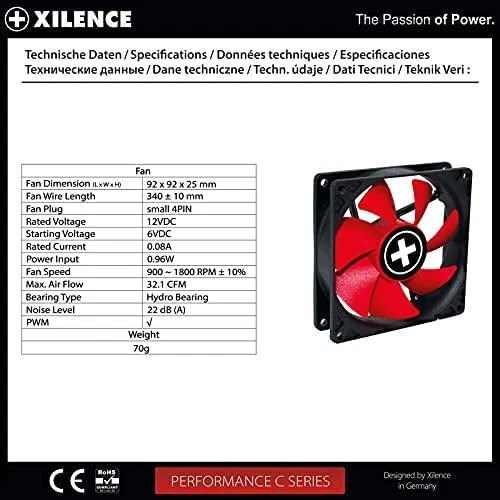 Xilence Performance C XPF92.R.PWM ventiliatorius (XF011)