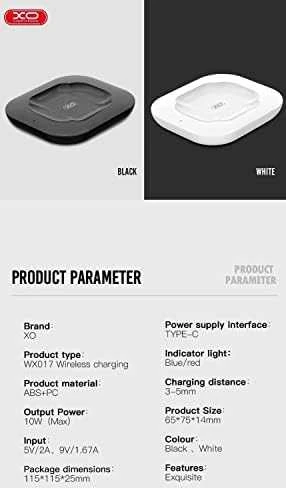 XO INDUKCINIS Įkroviklis WX017, skirtas AIRPODS 2 - AIRPODS PRO 10W Baltas
