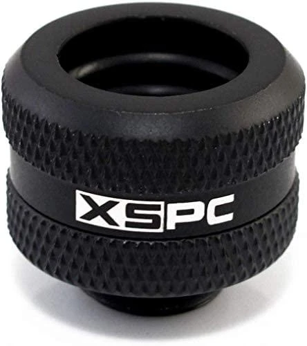 XSPC jungtis G1/4" 14 mm kietam vamzdžiui, matinis juodas - 8 vnt.