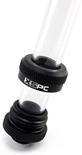 XSPC jungtis G1/4" 14 mm kietam vamzdžiui, matinis juodas - 8 vnt.