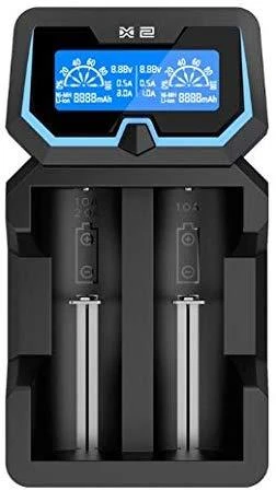 Baterijų įkroviklis XTAR X2 18650 AA AAA elementam ni-MH li-ion