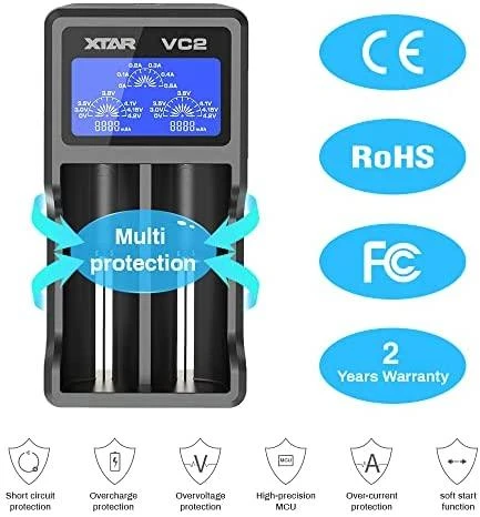 Oem Įkroviklis baterijos 18650 14500 26650 XTAR MC1