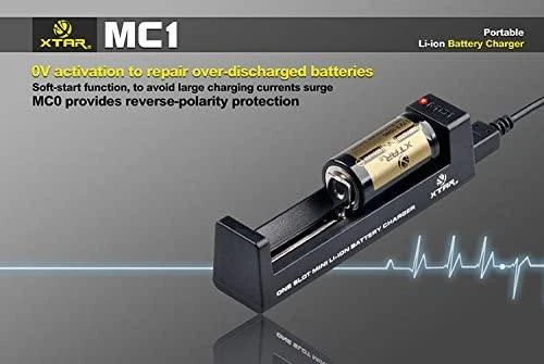 Oem Įkroviklis baterijos 18650 14500 26650 XTAR MC1