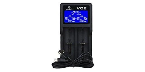 XTAR VC2 įkroviklis su LCD ekranu