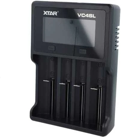 Kroviklis - Xtar VC4SL 1-4 Li-ion/Ni-MH, LCD Ekranas, USB-C