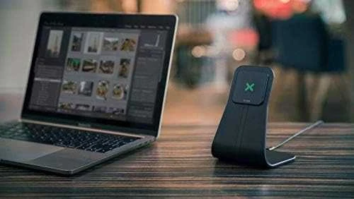 Xvidia XVIDA Fast Charging Desk Stand - Inductive įkroviklis for Samsung Quick Charge 2.0 juodos spalvos