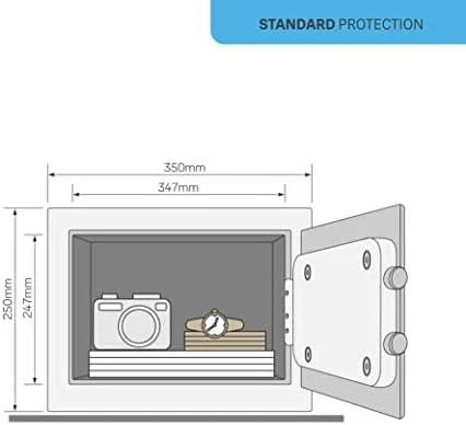 Seifas - Yale YSG/250/DB2 16L Plieninis Juodas