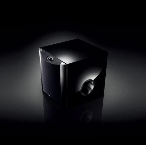 Namų kino sistema Yamaha NS-SW200 žemų dažnių kolonėlė, Piano juodas juodos spalvos