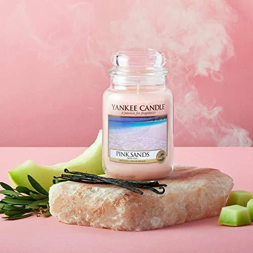 Yankee Candle Large Jar didelė kvapioji žvakė Rožinė Sands 623g