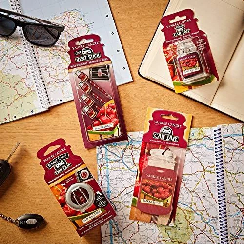 Yankee Candle Juodas Cherry Car Jar Ultimate 24 g