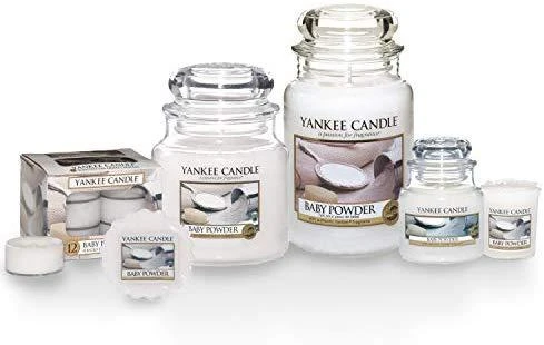 Yankee Candle Baby Powder kvapioji žvakė unisex, 411 g