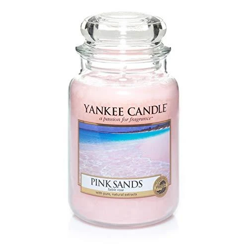 Yankee Candle Large Jar didelė kvapioji žvakė Rožinė Sands 623g