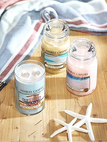 Yankee Candle Large Jar didelė kvapioji žvakė Rožinė Sands 623g