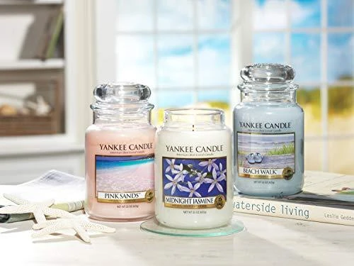 Yankee Candle Large Jar didelė kvapioji žvakė Rožinė Sands 623g