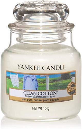Yankee Candle Clean Cotton Scented Candle unisex, 104 g