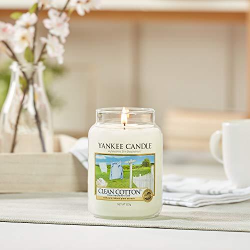 Yankee Candle Clean Cotton Scented Candle unisex, 104 g