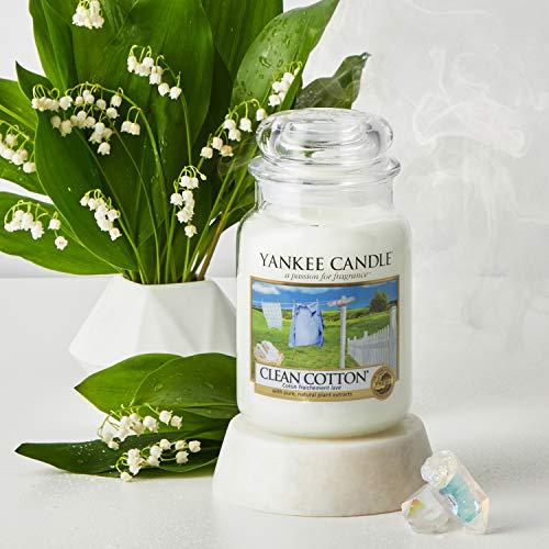 Yankee Candle Clean Cotton Scented Candle unisex, 104 g