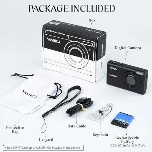 YASHICA DigiMate Juodas