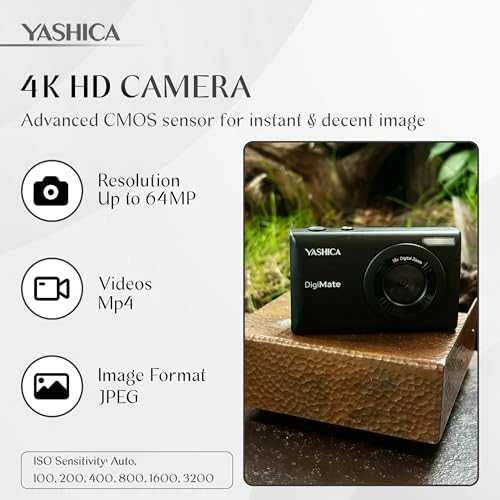 YASHICA DigiMate Juodas