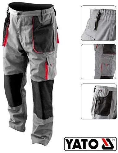 Kelnės Yato YT-80289; XXL; pilkos