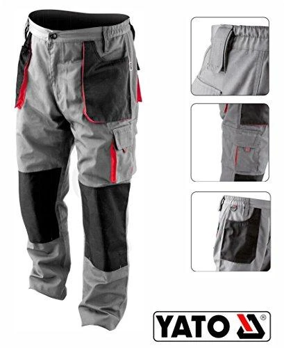 Kelnės Yato YT-80286; M; pilkos