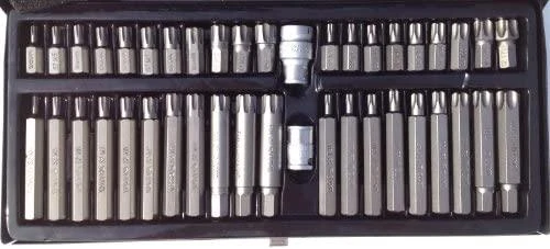 YATO TORX + RIBE GABALŲ RINKINYS 42 vnt. 0420