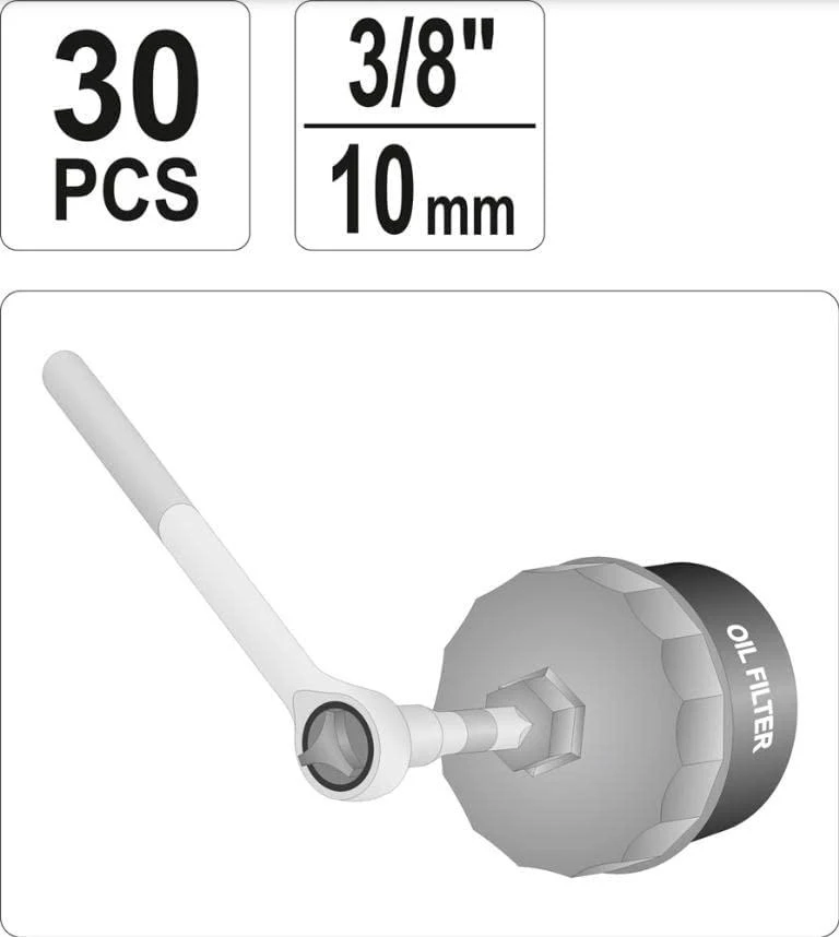 YATO ALYVOS FILTRO VERŽTAŽKLIŲ RINKINYS 30 vnt. 0596