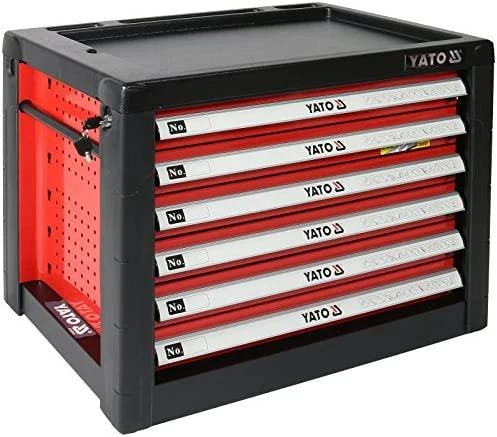 Yato 6-Drawer service cabinet YT-09155 Juodas