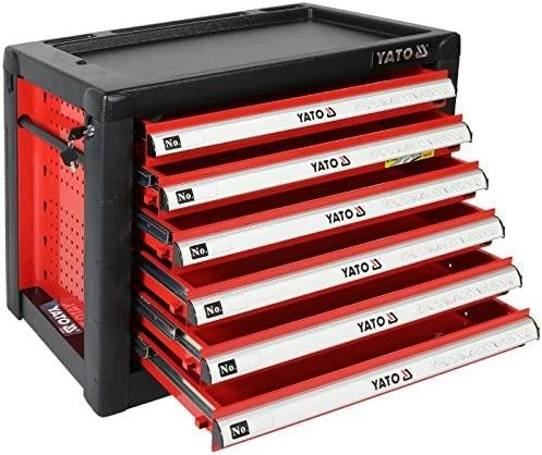 Yato 6-Drawer service cabinet YT-09155 Juodas