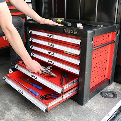 Yato 6-Drawer service cabinet YT-09155 Juodas