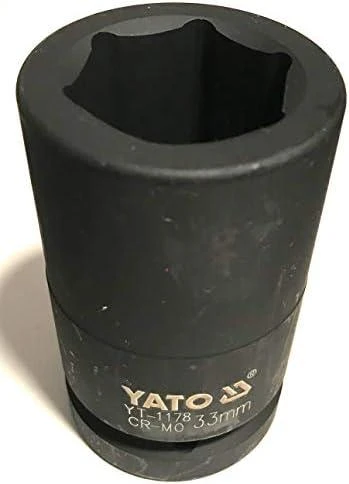 YATO ŠEIAkampis Smūgio lizdas 1" ILGUS 33mm