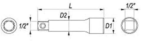 YATO pratęsimas 1/2" 127mm 1247