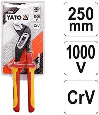 YATO reguliuojamos santechnikos replės 250 mm VDE