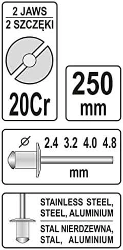YATO KNIEDIKLIS SU BESISUKANČIA GALVUTE 2,4-4,8mm 36011
