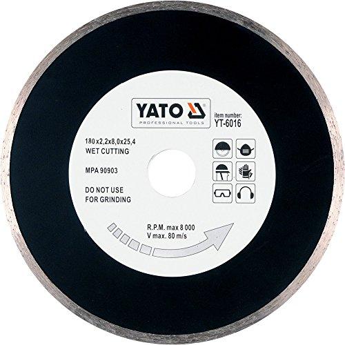 YATO VISAS DEIMANTINIS DISKAS 180 x 25,4 mm 6016