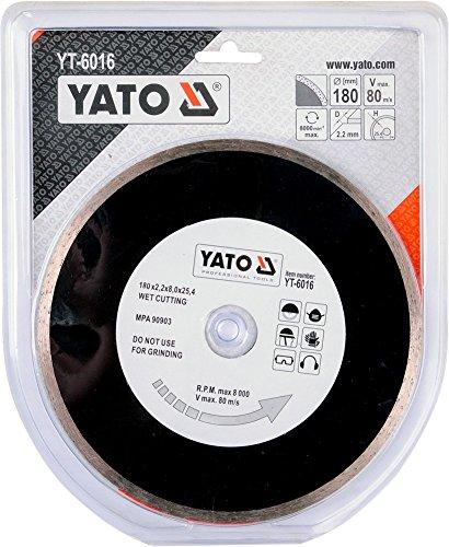 YATO VISAS DEIMANTINIS DISKAS 180 x 25,4 mm 6016