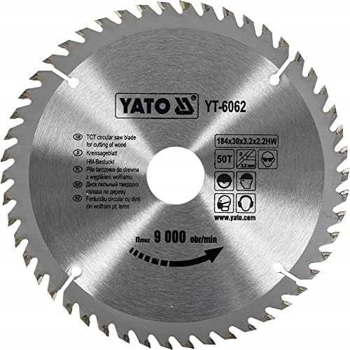 YATO WIDI diskinis pjūklas 184x30 mm 50 dantukų 6062